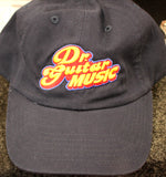 Dr. Guitar Music Logo Bio-Washed Classic Hat Navy Blue