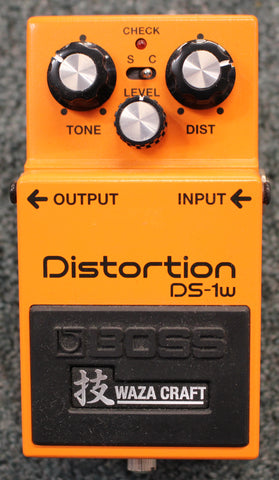 Boss DS-1W Distortion Waza Craft Japan Guitar Effects Pedal