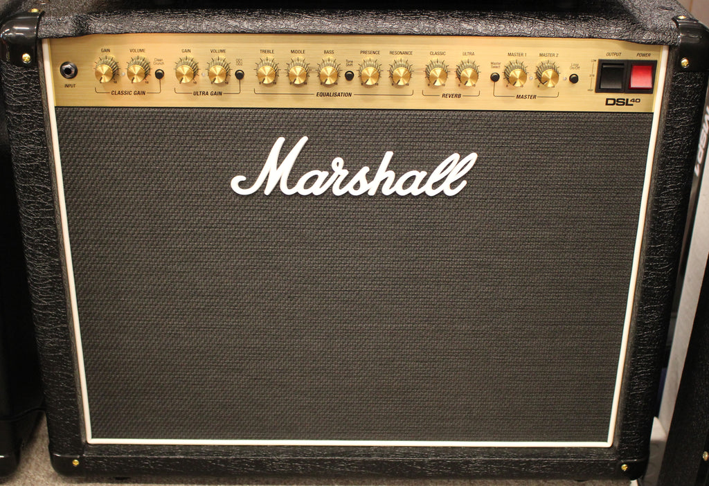 Marshall DSL40CR 40W Tube Guitar Amplifier Combo Black w/Footswitch