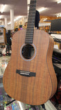 Martin X-Series DX-1E Koa Dreadnought Acoustic Electric Guitar Natural w/Soft Case