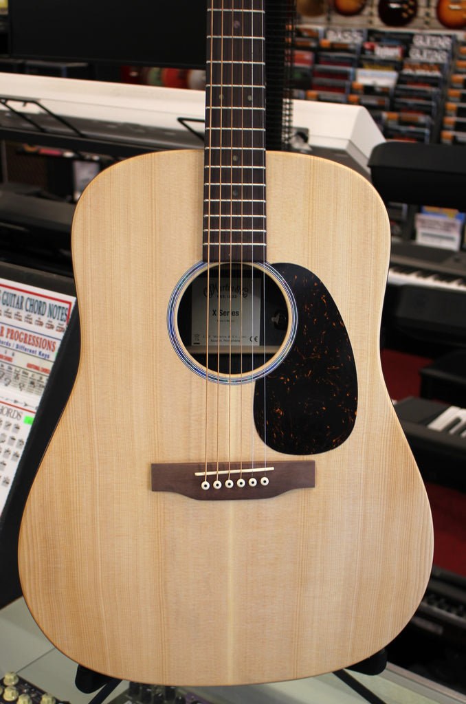 Martin DX2E Mahogany HPL Acoustic-Electric Guitar w/Soft Case