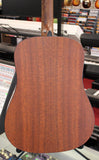 Martin DX2E Mahogany HPL Acoustic-Electric Guitar w/Soft Case