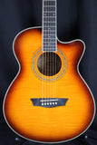 Washburn Festival EA15 Mini Jumbo Acoustic-Electric Guitar Iced Tea Burst