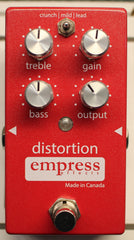 Empress Effects Distortion Guitar Effects Pedal - Dr. Guitar Music
