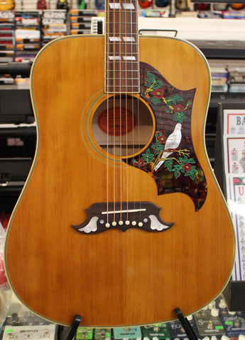 Epiphone Inspired by Gibson Custom 1963 Dove Standard Acoustic Electric Natural Guitar w/Case