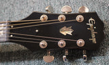 Epiphone Eric Church Hummingbird Dark Acoustic Electric Guitar w/Case Cobra Burst