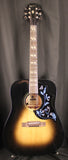 Epiphone Eric Church Hummingbird Dark Acoustic Electric Guitar w/Case Cobra Burst