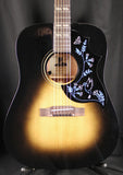 Epiphone Eric Church Hummingbird Dark Acoustic Electric Guitar w/Case Cobra Burst