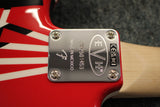 EVH Striped Series Electric Guitar Red with Black Stripes