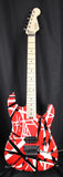 EVH Striped Series Electric Guitar Red with Black Stripes