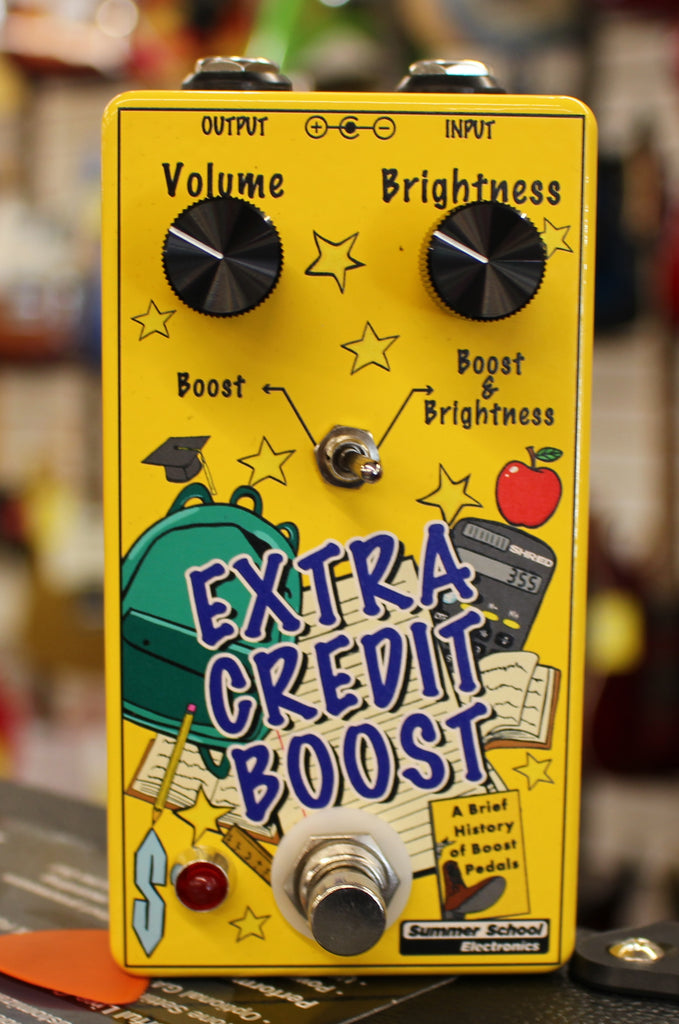 Summer School Electronics Extra Credit Boost Guitar Effects Pedal #44 (SYR Legend)