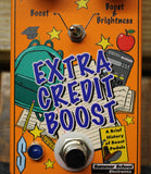 Summer School Electronics Limited Edition SYRACUSE ORANGE Extra Credit Boost Guitar Effects Pedal #24