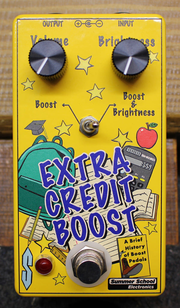 Summer School Electronics Extra Credit Boost Guitar Effects Pedal #86