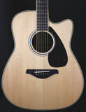 Yamaha FGX830C Folk Acoustic-Electric Guitar Natural