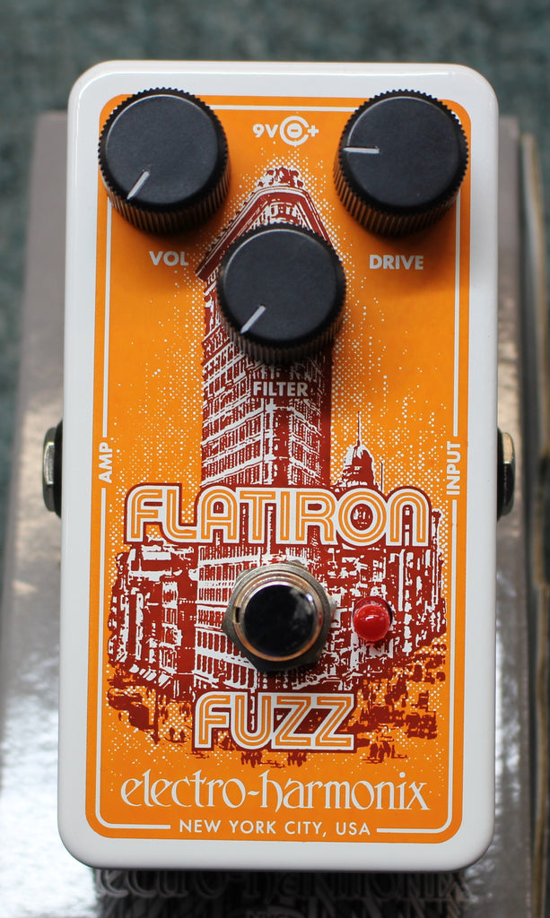 Electro-Harmonix Flatiron Fuzz Guitar Effects Pedal w/Box - Dr. Guitar Music