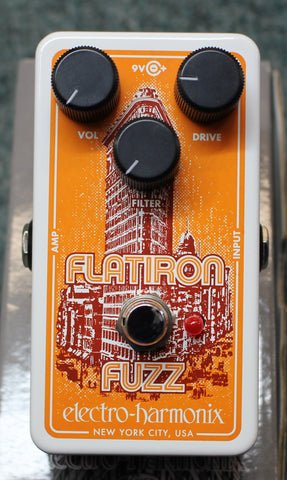 Electro-Harmonix Flatiron Fuzz Guitar Effects Pedal w/Box - Dr. Guitar Music
