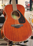 2025 Yamaha FS850 Mahogany Concert Acoustic Guitar Natural