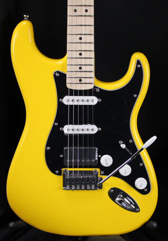 FSR Squier Affinity Stratocaster HSS Maple Fretboard Electric Guitar Graffiti Yellow