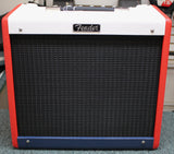 2026 Limited Fender Blues Junior IV Red/White/Blue Eminence Cannabis Rex 15 Watt 1x12 Tube Guitar Combo Amp w/Footswitch