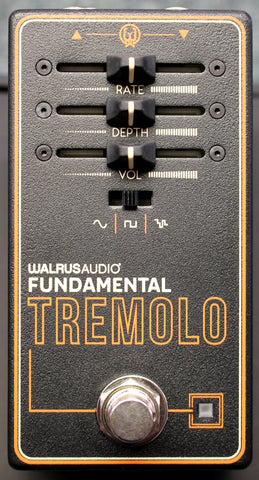 Walrus Audio Fundamental Series Tremolo Effects Pedal Black