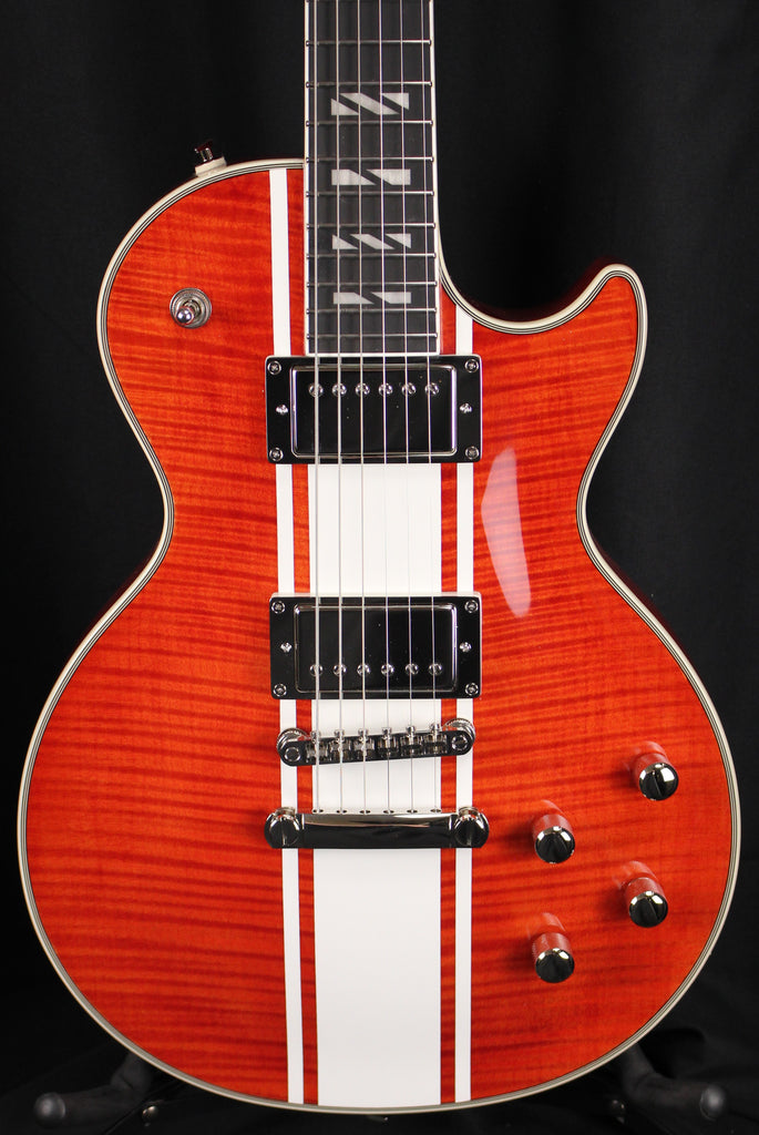 Epiphone EXCLUSIVE Futura Les Paul Custom AAAA Flame Top Electric Guitar Rally Red w/Soft Case