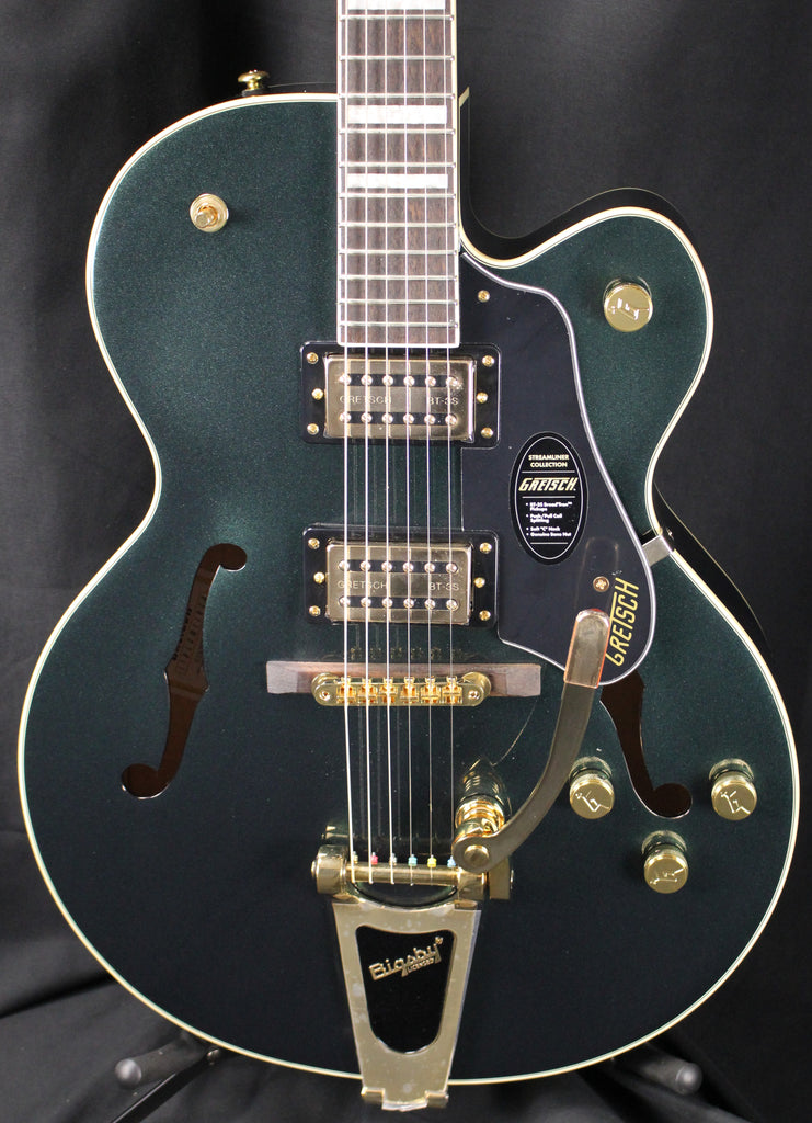 Gretsch G2420TG Streamliner Hollow Body w/Bigsby LTD Broad'Tron BT-3S Cadillac Green Electric Guitar 7lbs 3oz