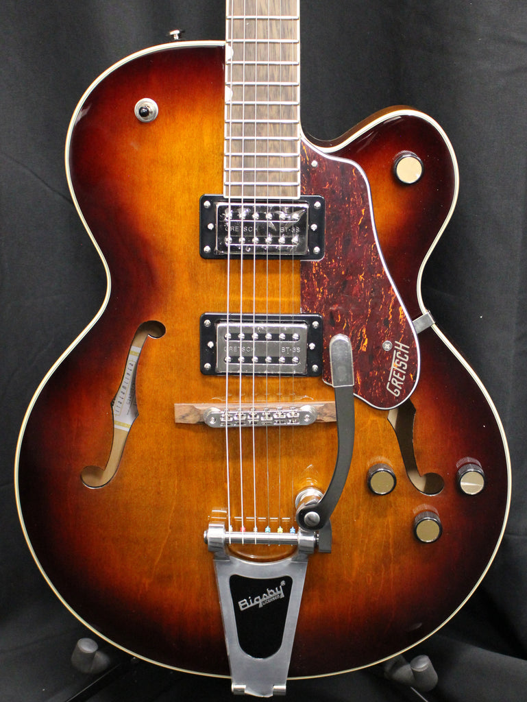 Gretsch G2420T Streamliner Hollowbody Singlecut Broad'Tron BT-3S Bigsby Electric Guitar Havana Burst