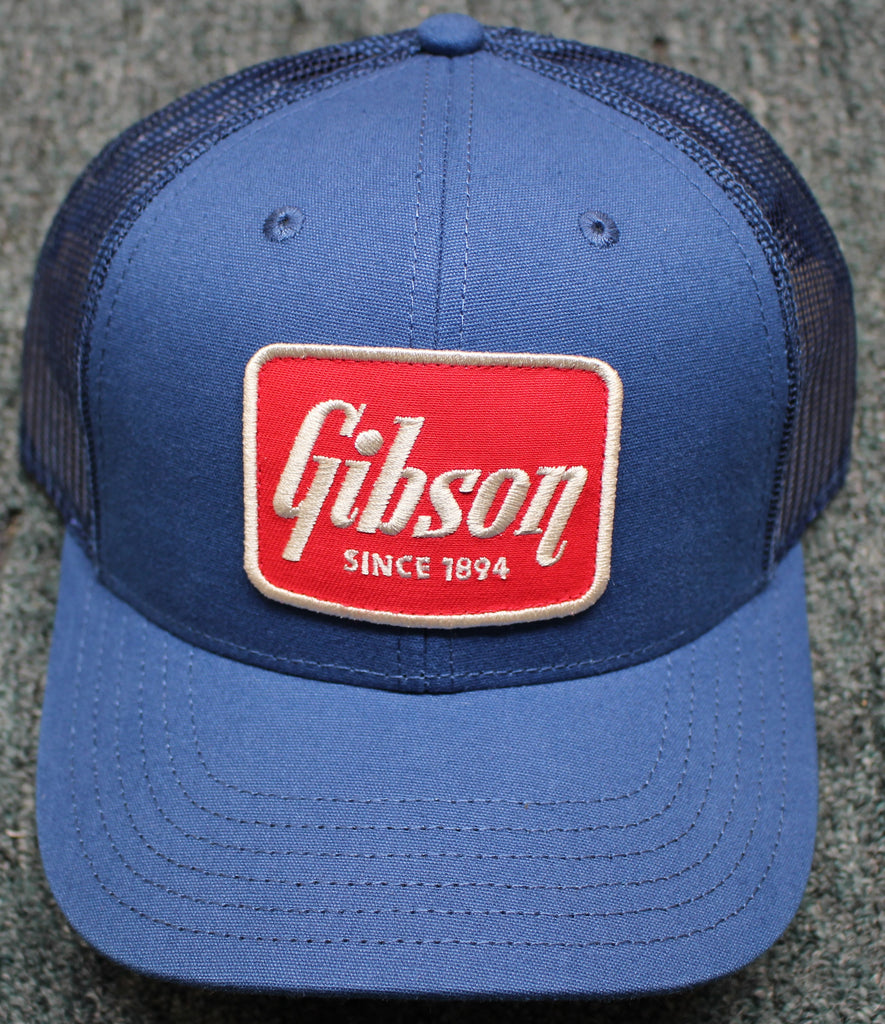 Gibson Canvas Trucker Hat Blue