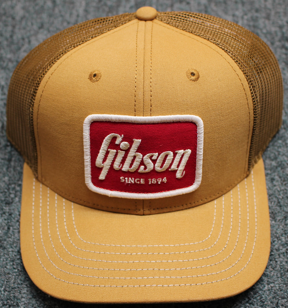 Gibson Canvas Trucker Hat Tan