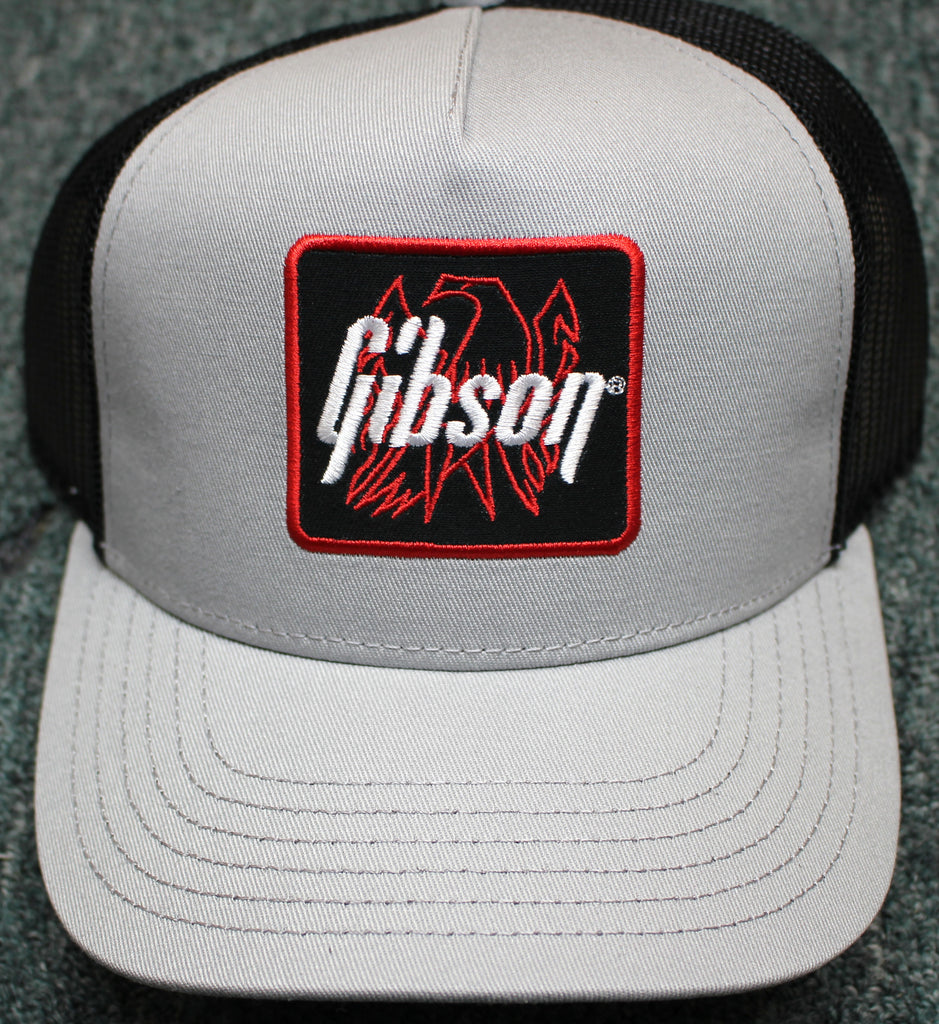 Gibson Firebird Patch Trucker Hat Grey