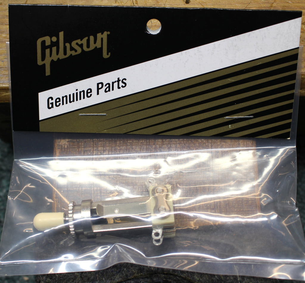 Gibson Straight Type Toggle Switch White
