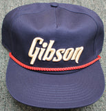 Gibson Unstructured Rope Snapback Hat Navy
