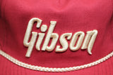 Gibson Unstructured Rope Snapback Hat Burgundy