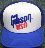 Gibson USA Foam Trucker Hat Blue