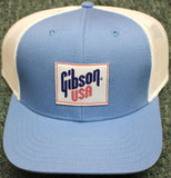 Gibson USA Trucker Hat Light Blue