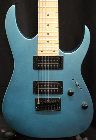 Ibanez GRG7221M GRG Series 7-String Electric Guitar Metallic Light Blue