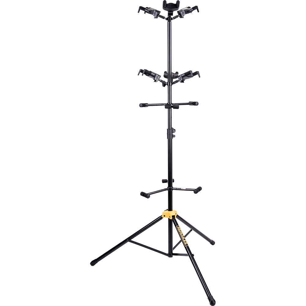 Hercules GS526B PLUS Tripod Auto Grip System 6 Guitar Display Stand