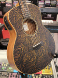 Taylor GS Mini-E Special Edition Paisley Burst Sapele Acoustic-Electric Guitar Natural w/Gigbag