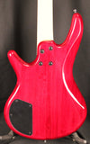 Ibanez Mikro GSRM20 Short Scale 4 String Electric Bass Guitar Transparent Red