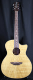 Luna Gypsy Quilt Ash Acoustic Electric Guitar Natural Gloss