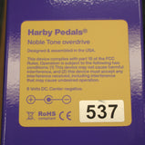 Harby Pedals Noble Tone Overdrive Guitar Effects Pedal Made in USA