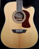 Washburn Heritage HD-10SCE Dreadnought Acoustic-Electric Guitar Natural