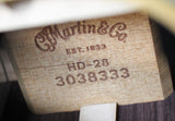 2026 Martin Standard HD-28E Spruce Rosewood Dreadnought Acoustic Electric Natural w/Case