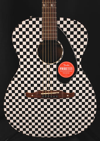 Fender Tim Armstrong Hellcat E Acoustic Electric Guitar Checkerboard