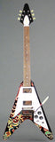 Epiphone Gibson Custom Jimi Hendrix "Love Drops" Flying V Electric Guitar w/Case