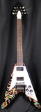 Epiphone Gibson Custom Jimi Hendrix "Love Drops" Flying V Electric Guitar w/Case