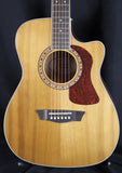 Washburn Heritage HF11SCE Concert Acoustic-Electric Guitar Natural
