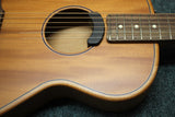 Fender Highway Parlor Mahogany Acoustic Electric Guitar Natural w/Deluxe Gigbag