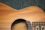 Fender Highway Parlor Mahogany Acoustic Electric Guitar Natural w/Deluxe Gigbag