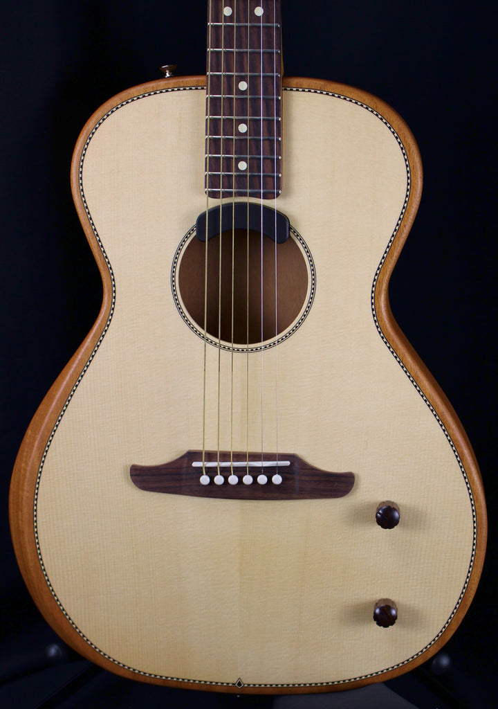 Fender Highway Series Parlor Spruce Top Acoustic Electric Guitar Natural w/Gigbag